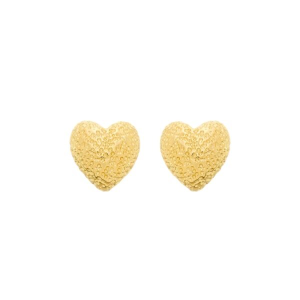 Brinco Dourado Coração