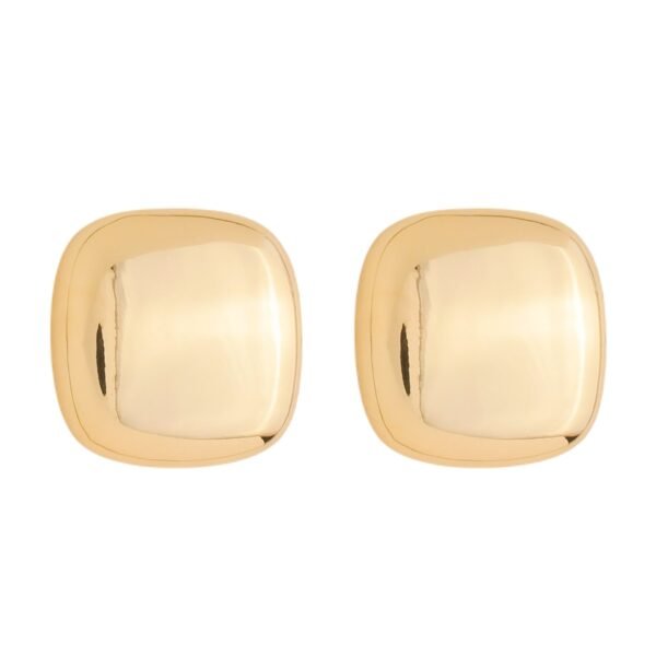 Brinco Dourado Quadrado